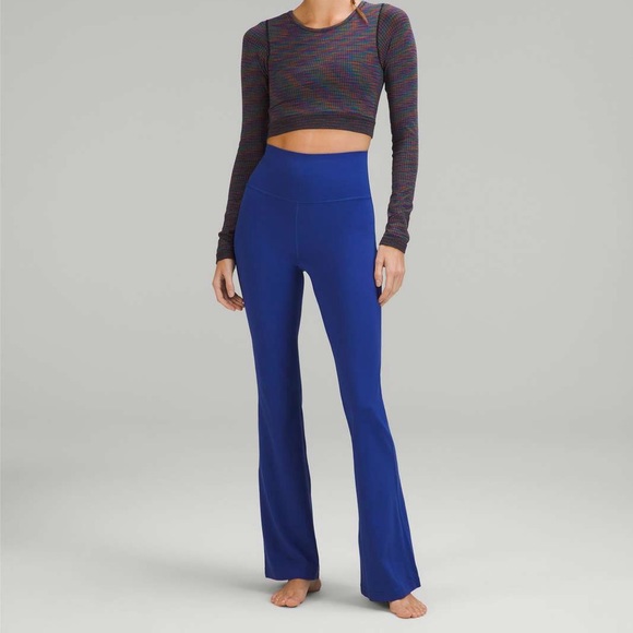 Lululemon Groove Super-High-Rise Flared Pant Nulu Psychic - Picture 1 of 6